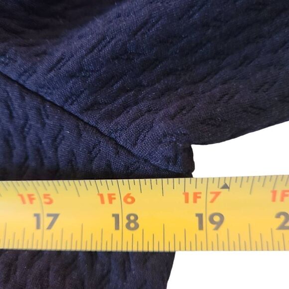 Max Studio Womens Long-Sleeve Scoop Neck Solid Black Top Medium - Picture 8 of 10